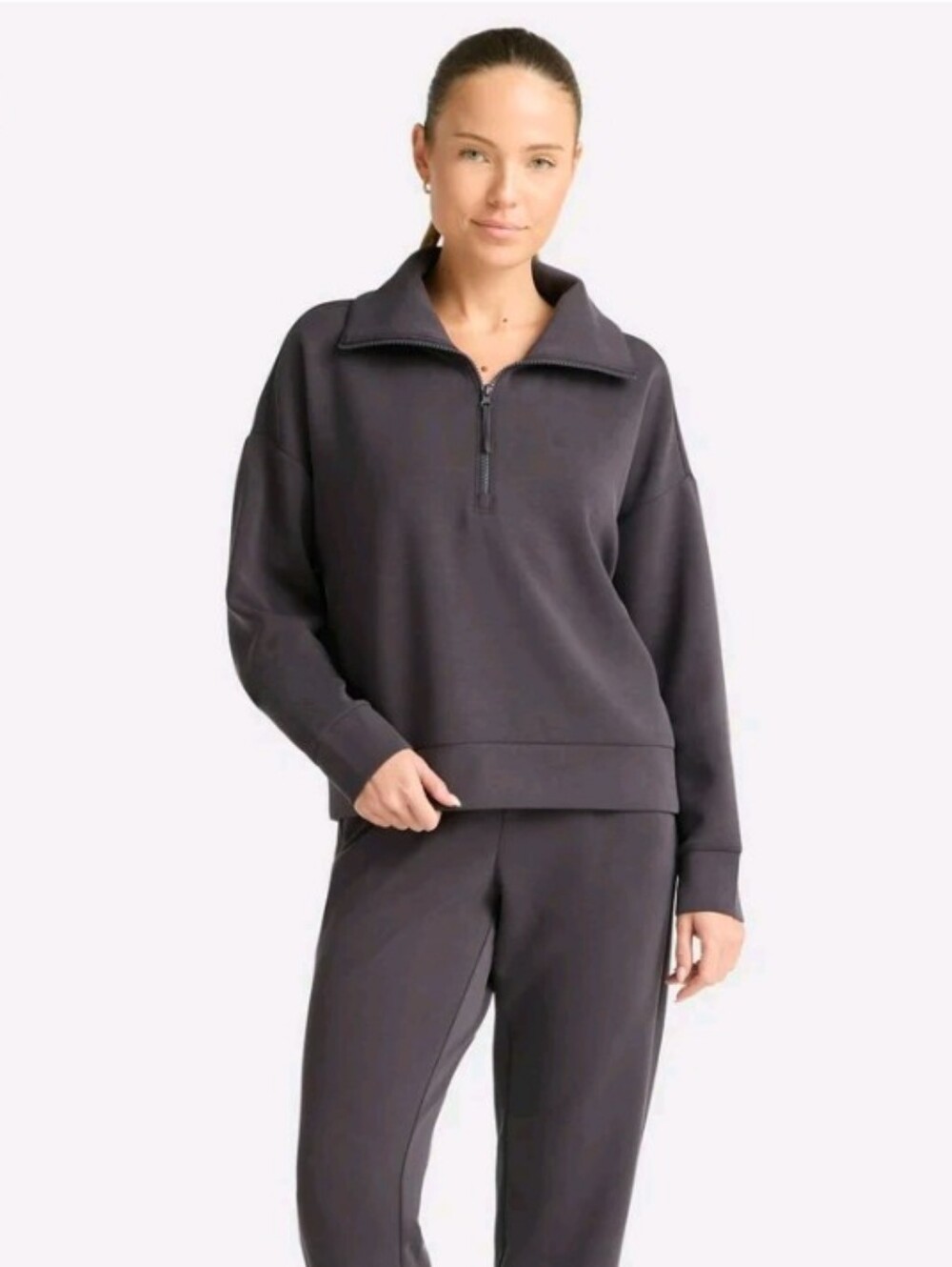 Avia Half Zip Top Scuba Sweatshirt Sz XL